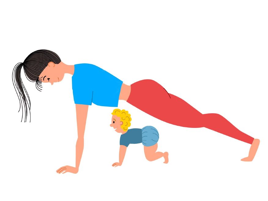 Marche et renforcement musculaire pour les mamans et leurs bébés
